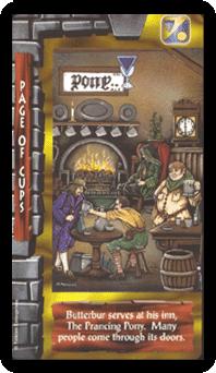 ֮ - Lord of the Rings Tarot - ʥ̴ - Page Of Cups