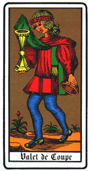 ˹ - Oswald Wirth Tarot - ʥ̴ - Page Of Cups