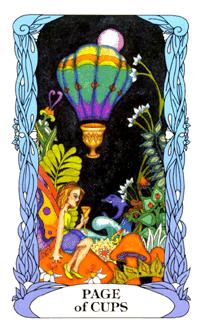 ¹⻨԰ - Moon Garden Tarot - ʥ̴ - Page Of Cups