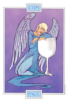  - Winged Spirit Tarot - ʥ̴ - Page Of Cups