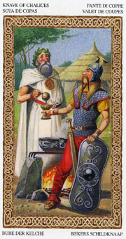 ³ - Tarot of Druids - ʥ̴ - Page Of Cups