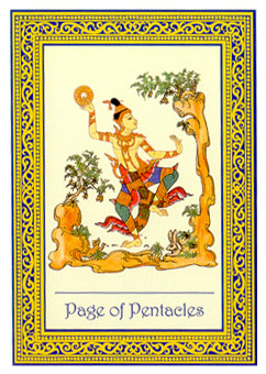 ̩ʼ - Royal Thai Tarot - Ǯ̴ - Page Of Pentacles