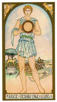 ո - Renaissance Tarot - Ǯ̴ - Page Of Pentacles