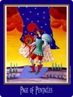  - New Century Tarot - Ǯ̴ - Page Of Pentacles