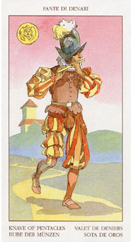 ո - Tarot of The Renaissance - Ǯ̴ - Page Of Pentacles