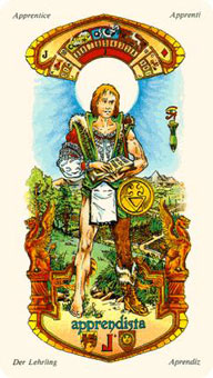 ˹ - Stella Tarot - Ǯ̴ - Page Of Pentacles