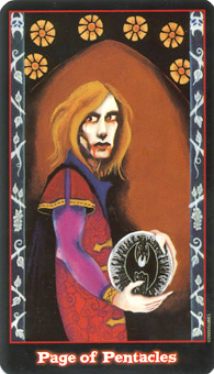 Ѫ - Vampire Tarot - Ǯ̴ - Page Of Pentacles