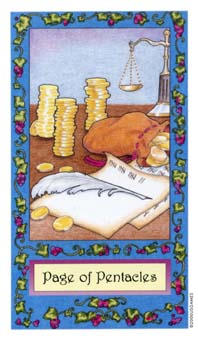  - Whimsical Tarot - Ǯ̴ - Page Of Pentacles