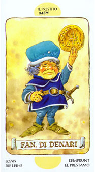  - Tarot of the Gnomes - Ǯ̴ - Page Of Pentacles