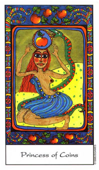 ý - Tarot of the Trance - Ǯ̴ - Page Of Pentacles