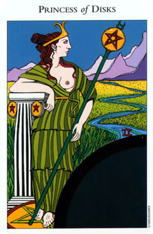  - Tarot Of The Sephiroth - Ǯ̴ - Page Of Pentacles