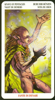  - Celtic Tarot - Ǯ̴ - Page Of Pentacles