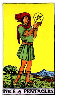 ¡ΰ - Rider Waite Tarot - Ǯ̴ - Page Of Pentacles