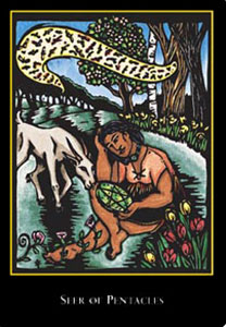 羫 - The World Spirit Tarot - Ǯ̴ - Page Of Pentacles