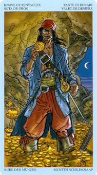  - Sea Rover Tarot - Ǯ̴ - Page Of Pentacles