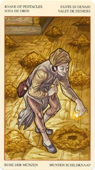 ɯ - Mona Lisa Tarot - Ǯ̴ - Page Of Pentacles