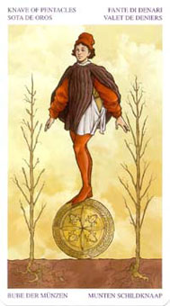 ռ˿ - Wirth Tarot Of Trade Edition - Ǯ̴ - Page Of Pentacles