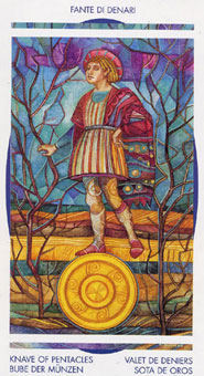 ˮ - Crystal Tarot - Ǯ̴ - Page Of Pentacles