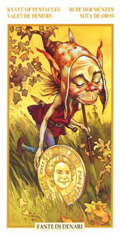 ƽ - Tarots Of The Golden Dawnt - Ǯ̴ - Page Of Pentacles