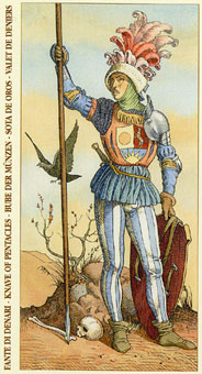 Ŷ - Tarot of Durer - Ǯ̴ - Page Of Pentacles