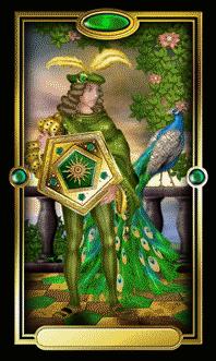 Ѥ - Gilded Tarot - Ǯ̴ - Page Of Pentacles