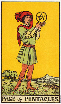 ԭʼΰ - Original Rider-Waite Tarot - Ǯ̴ - Page Of Pentacles