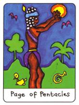  - African Tarot - Ǯ̴ - Page Of Pentacles