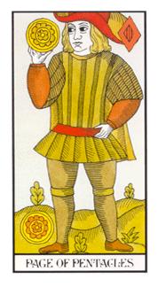 ʹ - Angel Tarot - Ǯ̴ - Page Of Pentacles