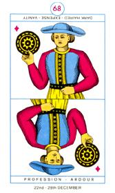  - Cagliostro Tarot - Ǯ̴ - Page Of Pentacles