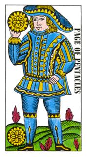  - Classic Tarot - Ǯ̴ - Page Of Pentacles