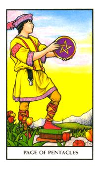 ŵ - Connolly Tarot - Ǯ̴ - Page Of Pentacles