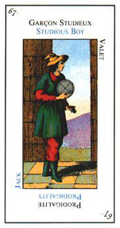  - Etteilla Tarot - Ǯ̴ - Page Of Pentacles