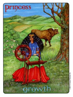  - Gill Tarot - Ǯ̴ - Page Of Pentacles