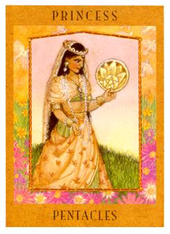 Ů - Goddess Tarot - Ǯ̴ - Page Of Pentacles