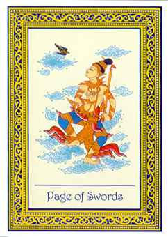 ̩ʼ - Royal Thai Tarot - ̴ - Page Of Swords