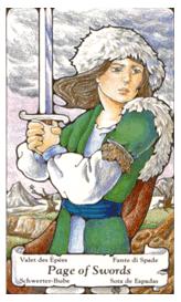 ɭ޲ - Hanson Roberts Tarot - ̴ - Page Of Swords