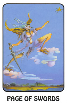  - Karma Tarot - ̴ - Page Of Swords