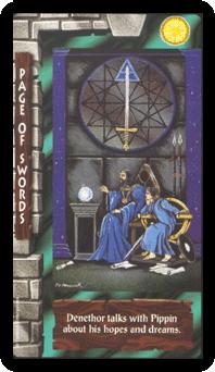 ֮ - Lord of the Rings Tarot - ̴ - Page Of Swords