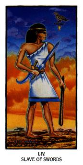  - Ibis Tarot - ̴ - Page Of Swords