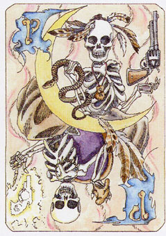  - Tarot of the Dead - ̴ - Page Of Swords