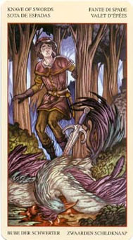 ɯ - Mona Lisa Tarot - ̴ - Page Of Swords