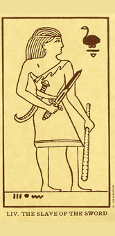 ˣUSG - Egyptian Tarot - ̴ - Page Of Swords