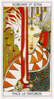 ҰϲТ - Yositaka Amano Tarot - ̴ - Page Of Swords