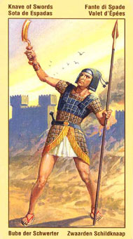 ˹ - Ramses Tarot of Eternity - ̴ - Page Of Swords