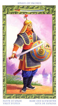 ֮ - Tarot of the Journey to the Orient - ̴ - Page Of Swords