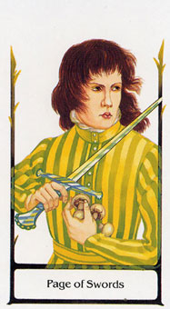 ž - Tarot Of The Old Path - ̴ - Page Of Swords