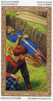 ³ - Tarot of Druids - ̴ - Page Of Swords