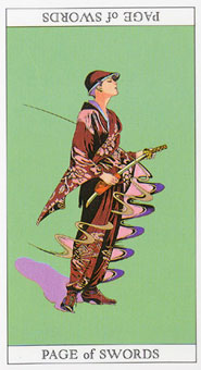 ħ - Love and Mystical Tarot - ̴ - Page Of Swords