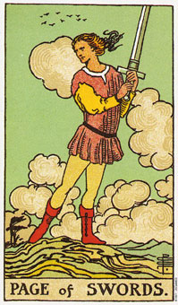 ԭʼΰ - Original Rider-Waite Tarot - ̴ - Page Of Swords