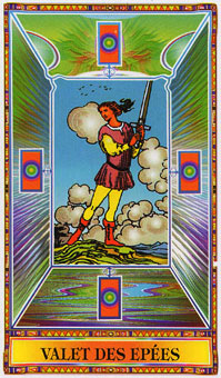 ʯΰ - Diamond Tarot - ̴ - Page Of Swords